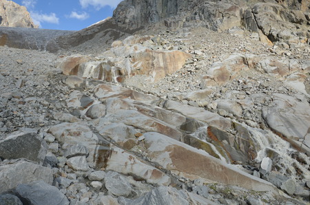 Acclimatization in the foothills of Mount Elbrusの写真素材