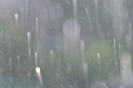Raindrops on black glass on black glassの写真素材