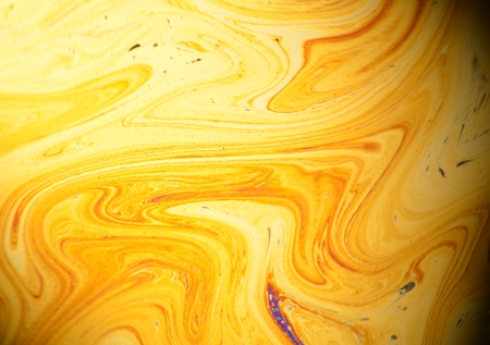 beautiful psychedelic abstraction - interference in soap films in reflected light.の写真素材