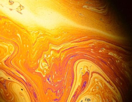 beautiful psychedelic abstraction - interference in soap films in reflected light.の写真素材