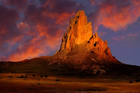 Beautiful Color Image of monument valley at sunset Beautiful Color Image of monument valley at sunset