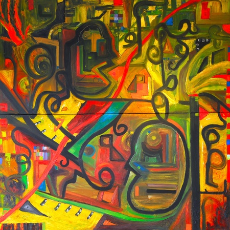 Image of a Original oil painting on Canvas Image of a Original oil painting on Canvas