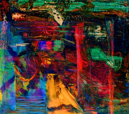 Image of a Original Mixed media Abstract Oil Painting on Canvas Image of a Original Mixed media Abstract Oil Painting on Canvas