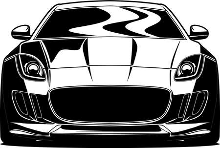 Car vector illustration for conceptual design.のイラスト素材