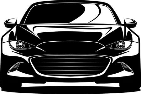 Car vector illustration for conceptual design.のイラスト素材