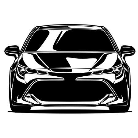 Car vector illustration for conceptual design.のイラスト素材