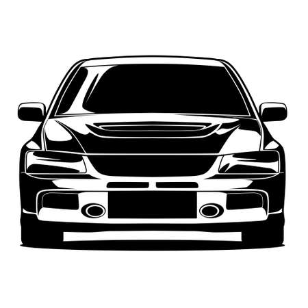 Car vector illustration for conceptual design.のイラスト素材