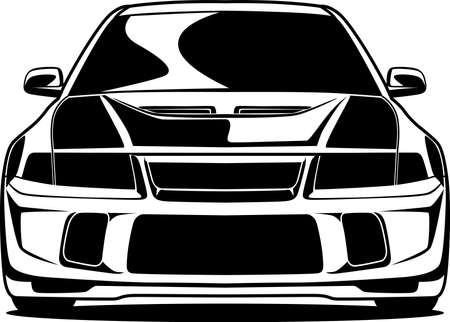 Car vector illustration for conceptual design.のイラスト素材