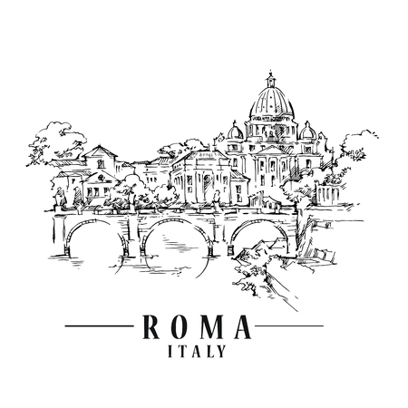 Roma sketchのイラスト素材