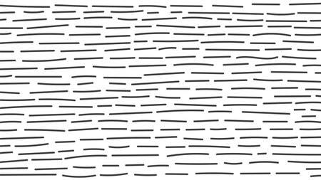 Hand Drawn Black and White Background with Line Texture. Social media abstract horizontal backdrop with rough scribbles and hatching. 1920x1080 ratio. Vector illustrationのイラスト素材