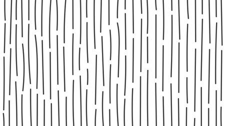 Scribble Background with Dotted Stripes. 1920x1080 ratio vector backdrop phone wallpaper social media template with rough freehand texture black white colorのイラスト素材