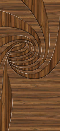 3d laminated door design and background wall paper