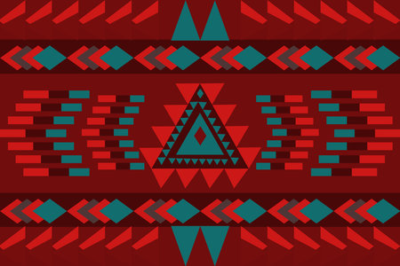 Mixed geometric shape form a pattern on background,art and design classic striped