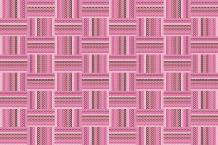 Knitting pattern from seamless geometric shapes,fashion art design.のイラスト素材