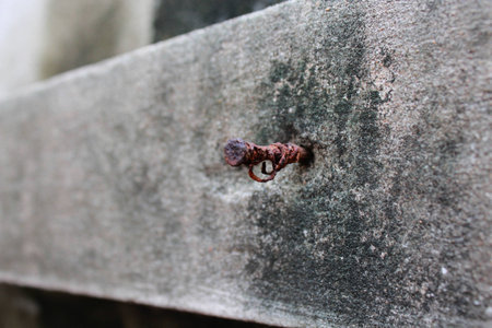 Wall with tack rustの写真素材
