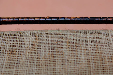 Crafts weave rattan pinkの写真素材