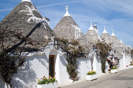 Italy-Puglia-Trulli di Alberobelloのeditorial素材