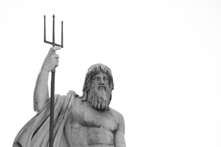 Rome-Neptunein piazza del popoloの写真素材