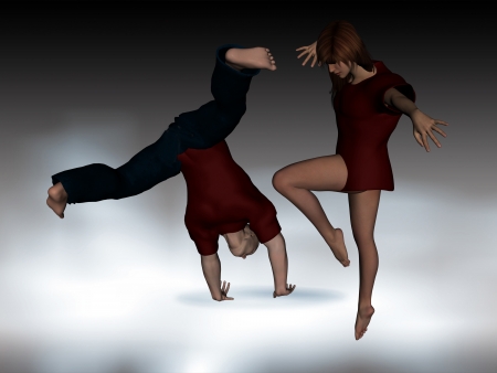 couple dancingの写真素材