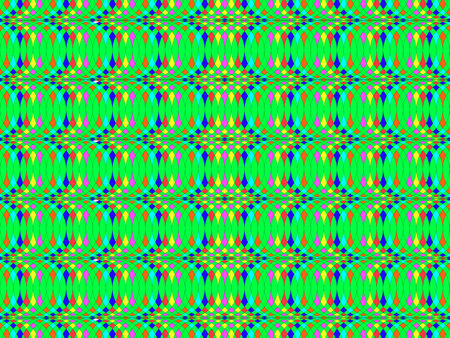 Vintage abstract seamless pattern, colorful repeating circlesのイラスト素材