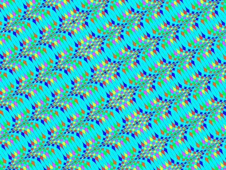 Vintage abstract seamless pattern, colorful repeating circlesのイラスト素材
