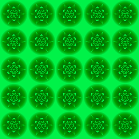 vector floral pattern in a square in eps 10 formatのイラスト素材