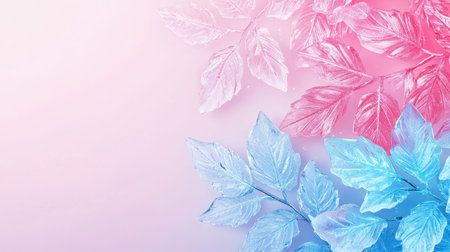 Glowing ice crystal shimmer radiantly under pastel aura, captivating in soft lightの素材