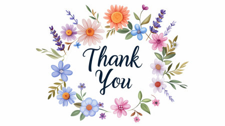 Dainty daisy wreath conveys heartfelt gratitude and appreciation elegantlyの素材