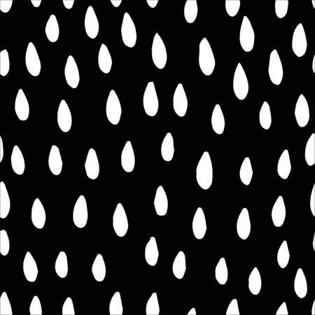 Black and white seamless pattern marker and ink. Background in minimalist Scandinavian style hand-drawn for fabric, Wallpaper, wrapping paper, bed linen. Vectorのイラスト素材