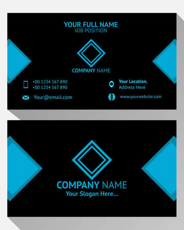 Simple and modern Business Card Design For Corporate Companyのイラスト素材