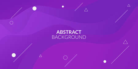 Modern abstract purple gradient geometric wavy background. Suitable for posters, flyers, website...