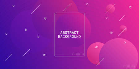 Modern abstract purple and pink gradient geometric circle background. Suitable for posters, flyers, website backgrounds or landing pagesのイラスト素材
