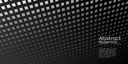Abstract decorative background, dark texture with geometric shapes in black, white and gray gradations. It is suitable for posters, flyers, banners, websites, etc. Vector illustrationのイラスト素材