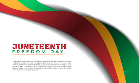 Happy Juneteenth Independence Day. Freedom or Emancipation day background designのイラスト素材