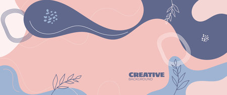 Creative simple abstract bright background, suitable for social media templates, banners, posters,...