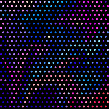 Colorful dots background design with half tone effect. Vector illustration for your graphic design.のイラスト素材