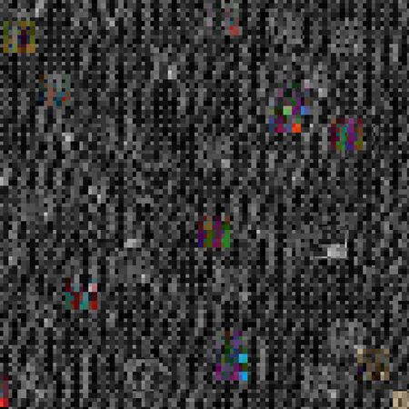 Dark grey abstract glitch background. Vector illustration for your graphic design.