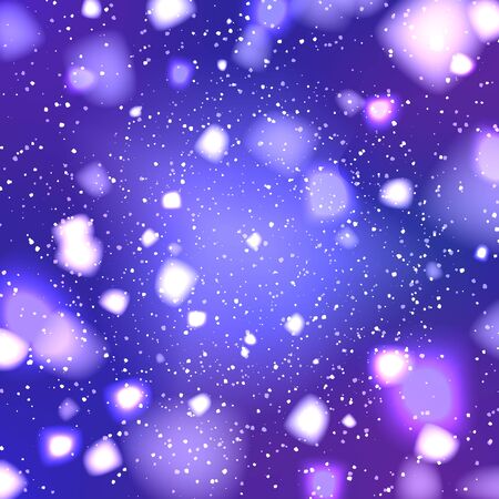 Abstract vintage background with shiny particles and flares. Vector illustration for your graphic design.のイラスト素材
