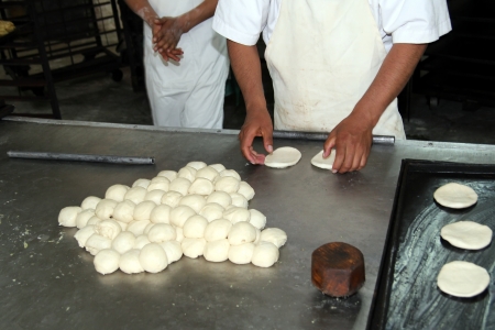 Bakery in South America forming goughの写真素材