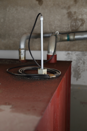 A Oil tank leakingの写真素材