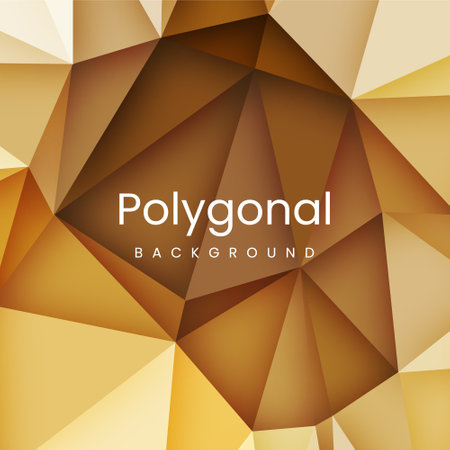 Polygonal vector background with place for your text. Abstract polygonal backgroundのイラスト素材