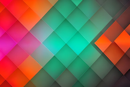 Simple minimalist retro color trendy background abstract colorful wallpaper and backdrop. Artistic digital art 3d rendering element design material.の写真素材