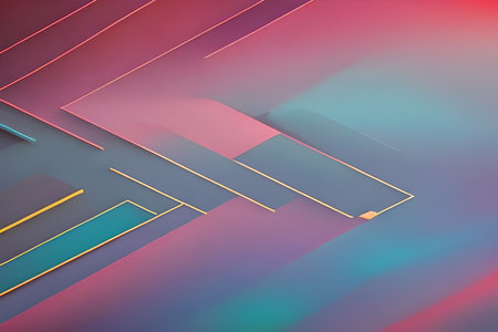 Simple minimalist retro color trendy background abstract colorful wallpaper and backdrop. Artistic digital art 3d rendering element design material. Magenta.の写真素材