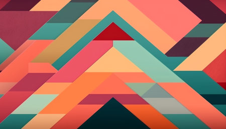 Simple minimalist retro color trendy background abstract colorful wallpaper and backdrop. Artistic...