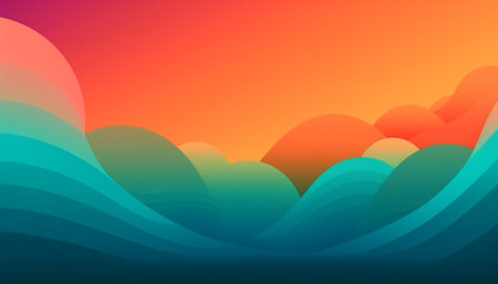 Simple minimalist retro color trendy background abstract colorful wallpaper and backdrop. Artistic...