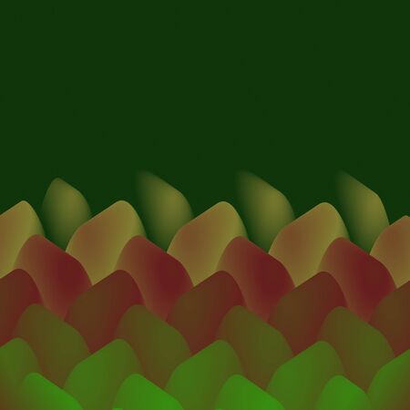 green and red rounded jelliesの写真素材