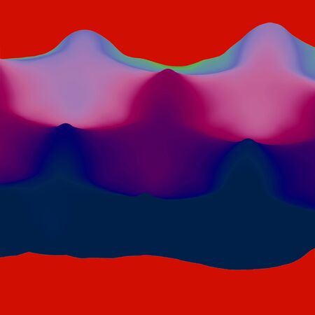 unfolded petal on a red backgroundの写真素材