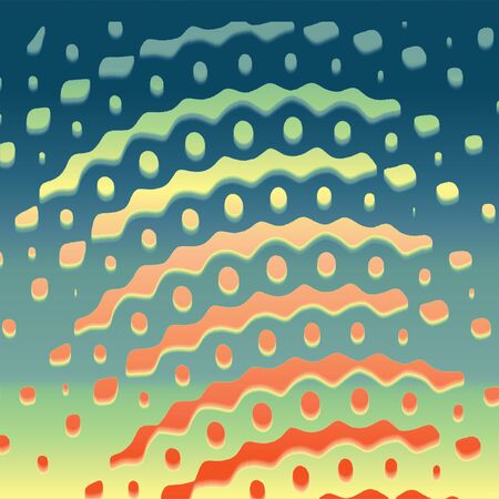 colorful splashes in a blue skyの写真素材