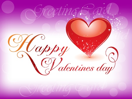 abstract valentines day card illustration のイラスト素材