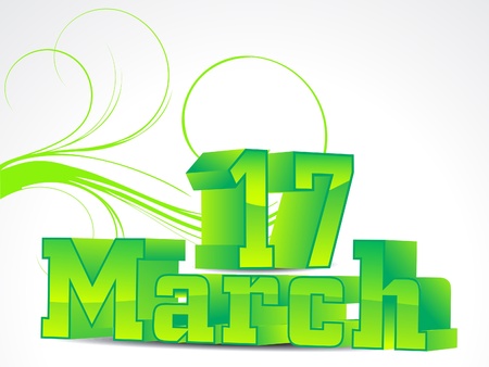 abstract 17 march background vector illustration のイラスト素材